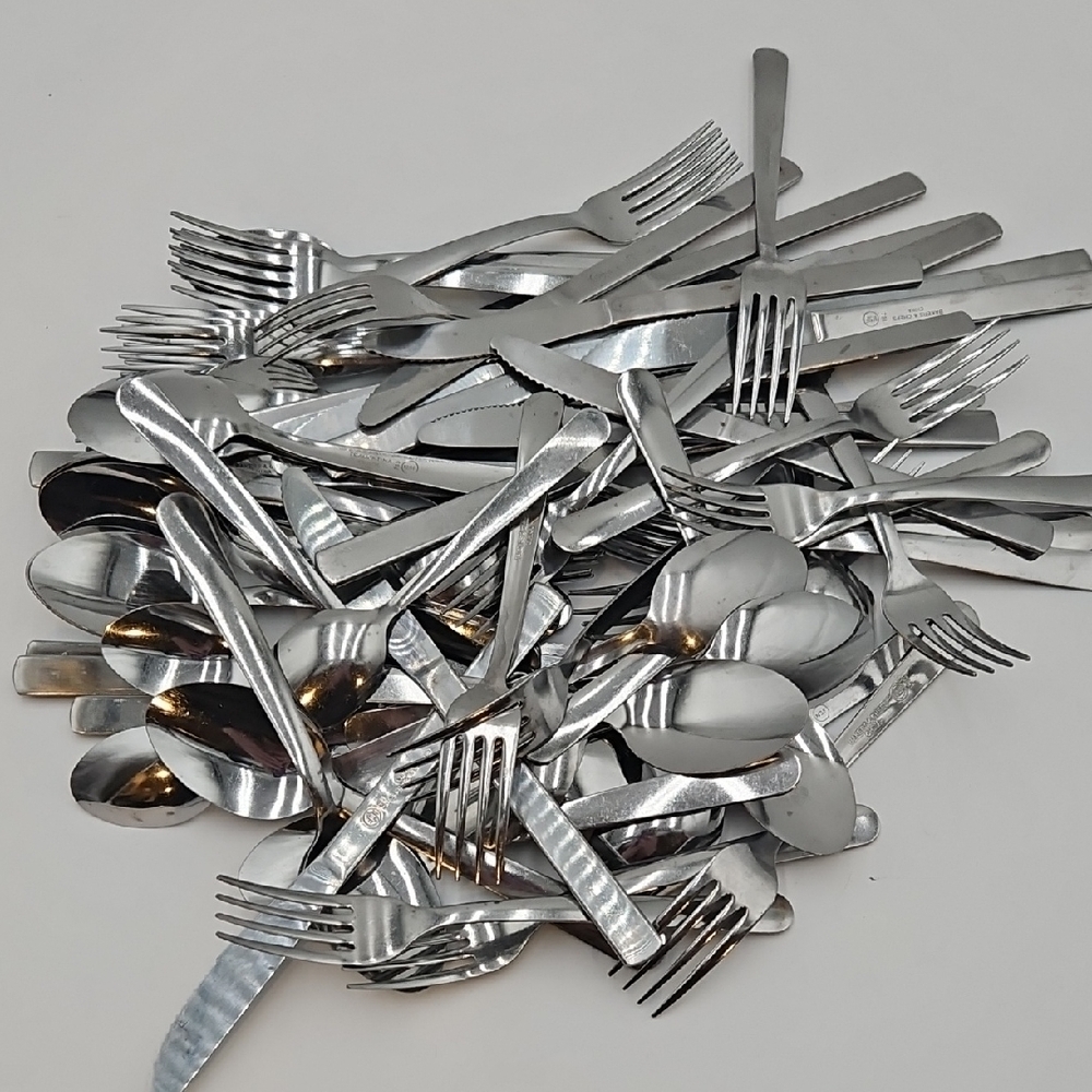 5 lb. Silverware Variety Stainless Steel Cutlery Lot Random